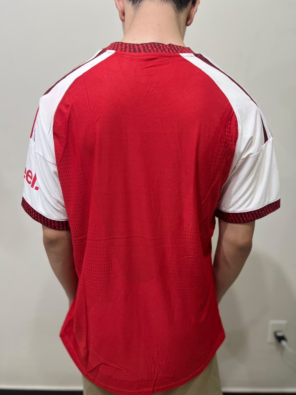 Camisa Arsenal Vermelha - Nova - outro ângulo