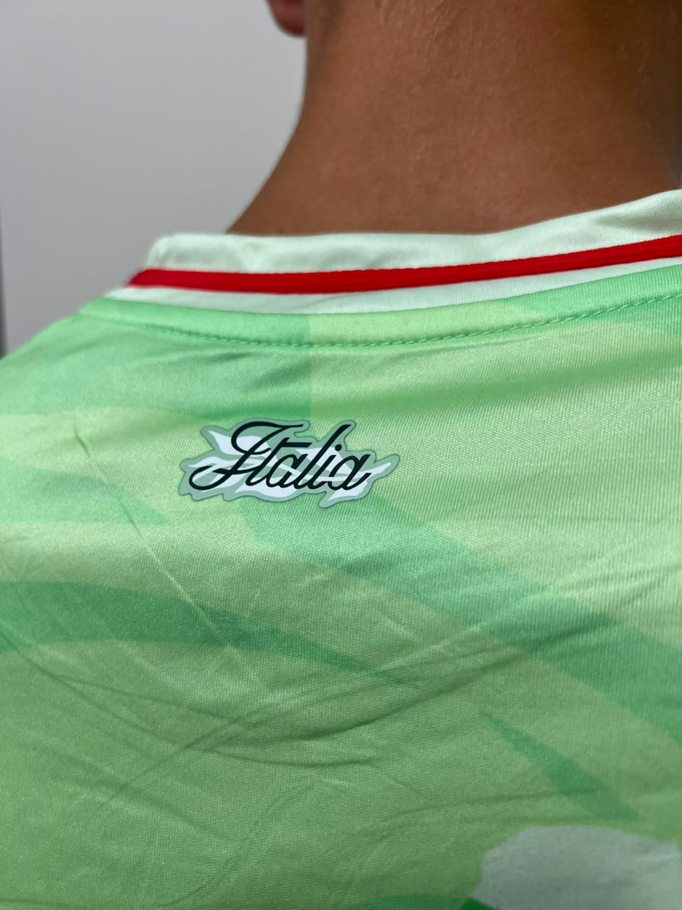 Camisa Seleção Itália Verde (Renaissance) - Nova - outro ângulo