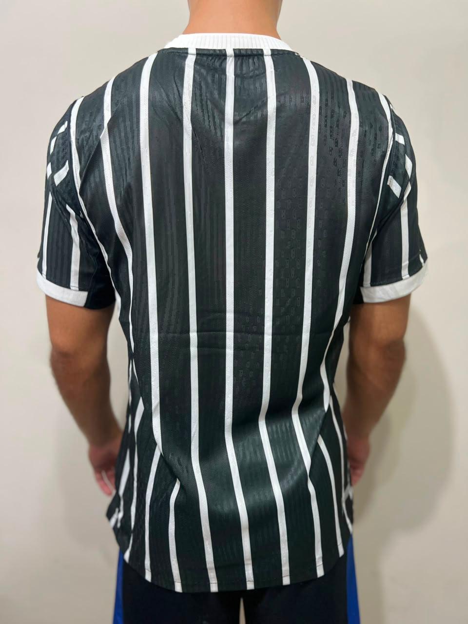Camisa Corinthians Preta e Branca - Nova - outro ângulo
