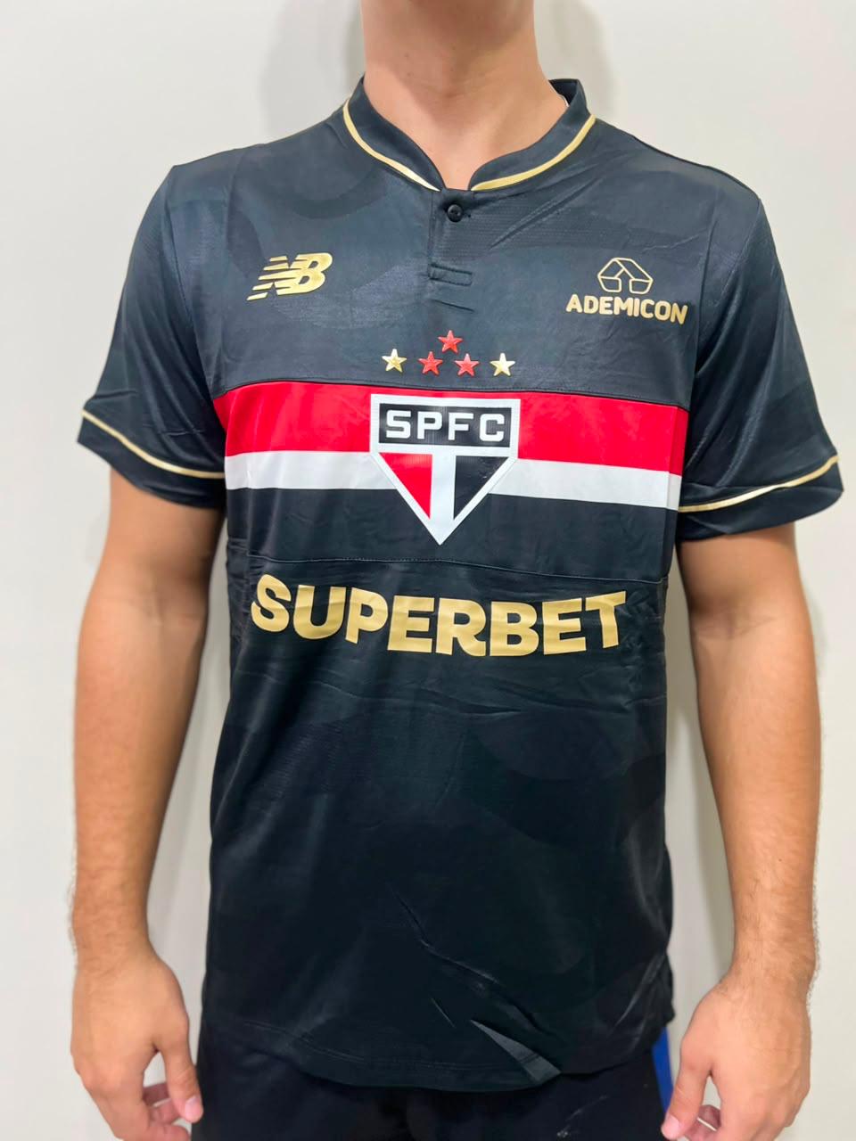 Camisa São Paulo Preta - Nova - foto 3