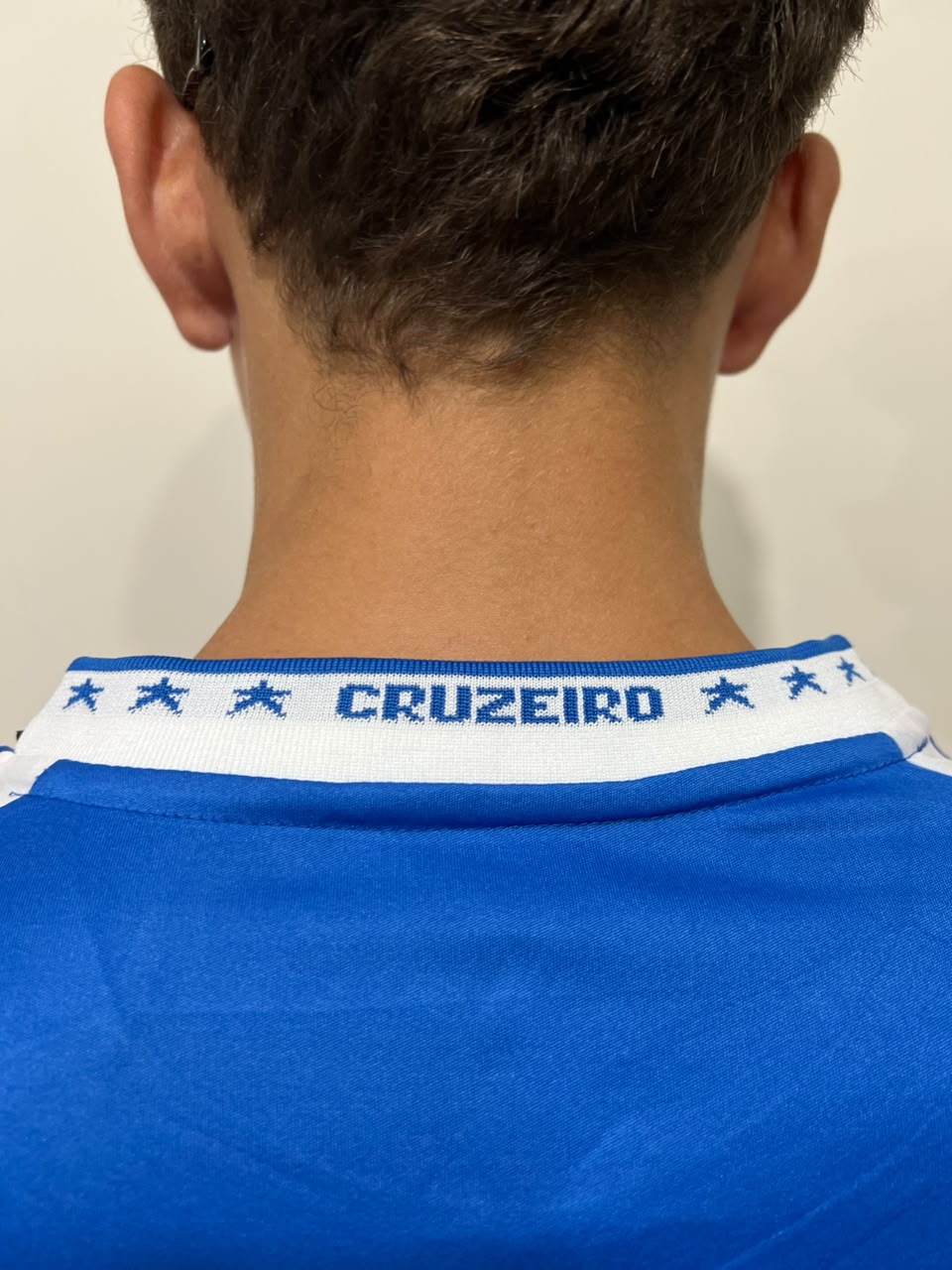 Camisa Cruzeiro Azul - Nova - outro ângulo