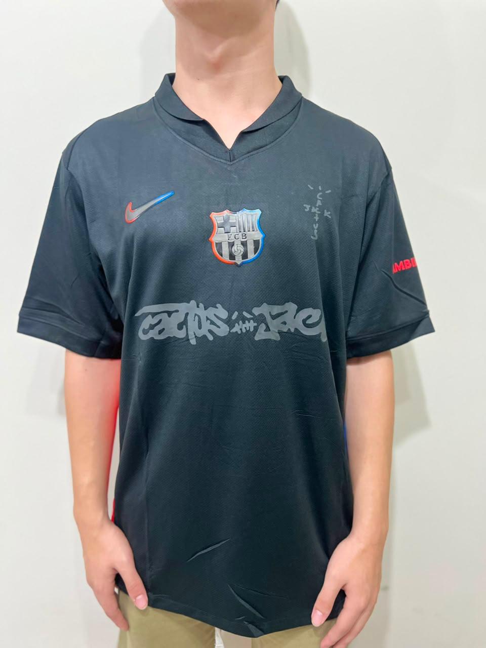 Camisa Barcelona x Travis Scott (Cactus Jack) - Nova - Tam G