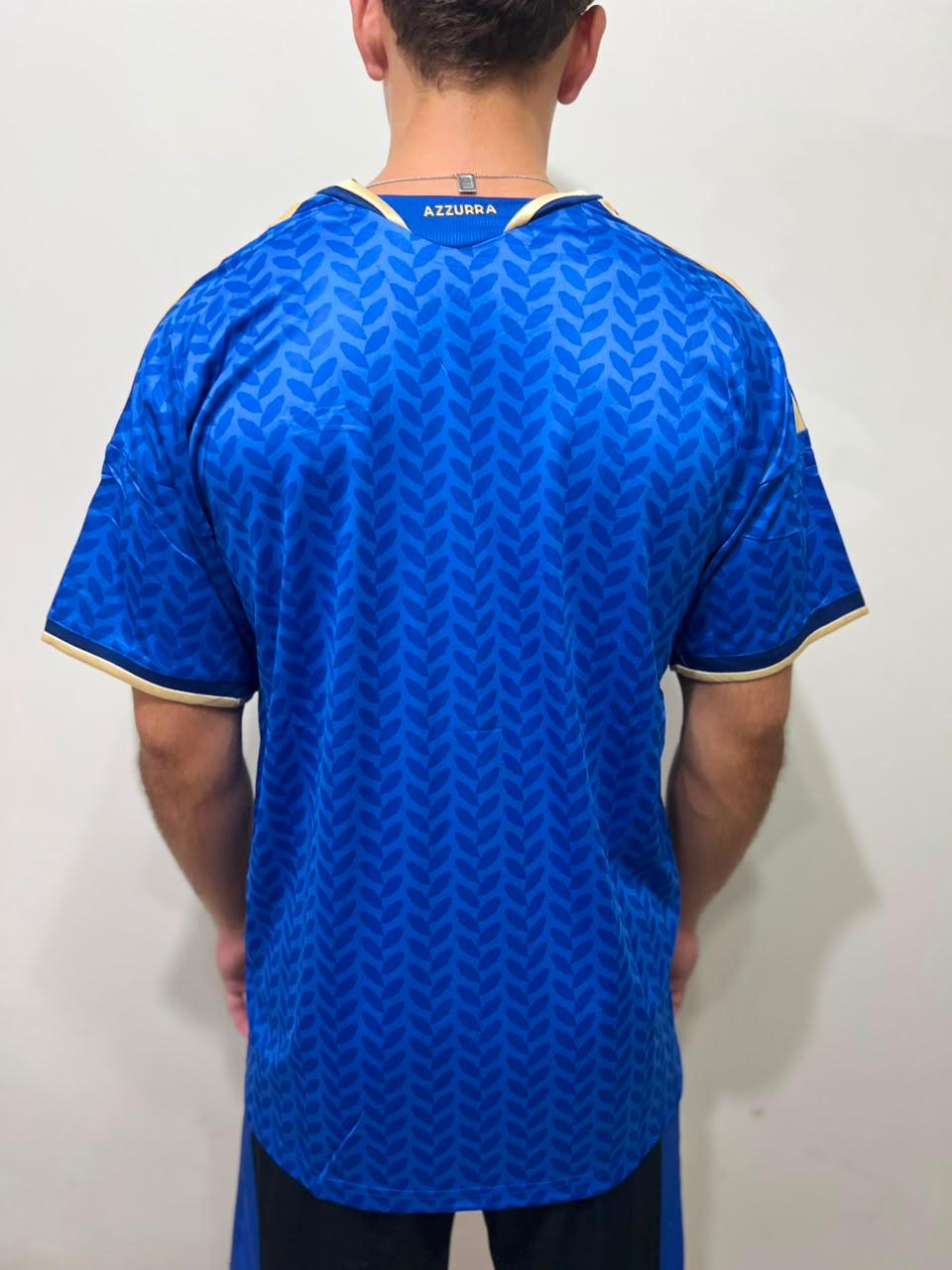 Camisa Seleção Itália Azul - Nova - outro ângulo